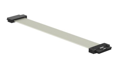 ERNI 10 Series Ribbon Cable Assembly, 300mm Length, SFX IDC To SFX IDC