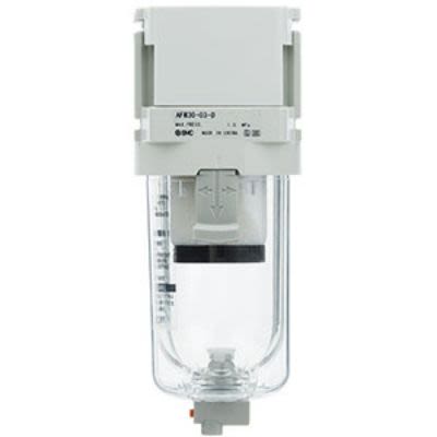 SMC AFM-A Serie 5μm Pneumatik-Filter, Auto, 1100l/min Max., Anschluss G1/2, 10 Bar Max.