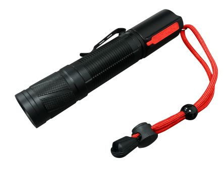 RS PRO Akku Taschenlampe LED Im Alu-Gehäuse 15 W, 1200 Lm, 160 Mm