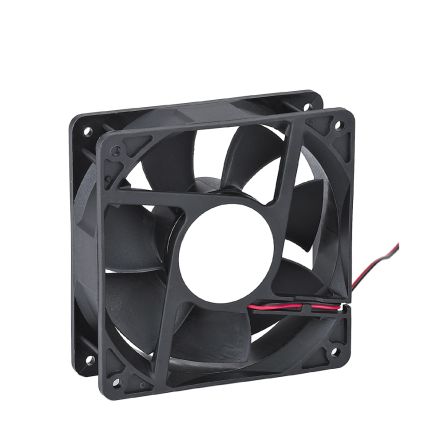 RS PRO DC-Axiallüfter, Kugellager, 24 V Dc / 120W, 120 X 120 X 38mm, 2500U/min, 2.77m³/min