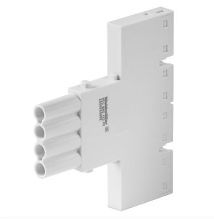 Weidmuller Weidmüller ModuPlug Robustes Power Steckverbinder-Modul, 4-polig 16A Buchse, PUSH-IN-Modul Für ModuPlug-Rahmen