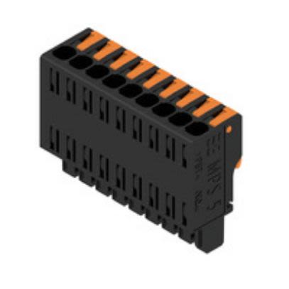 Weidmuller Connecteur De Circuit Imprimé 9 Contacts 1 Rangée(s) Pas De 5mm