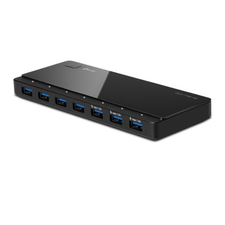 TP-Link, USB 1.1, USB 2.0, USB 3.0 USB Hub 3.0, 7 USB Ports, USB A, Netzteil, 165 X 65.5 X 17.5mm