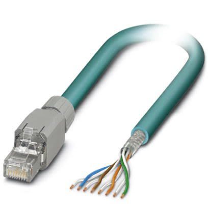 Phoenix Contact Cable Ethernet Cat5 Apantallado De Color Azul, Long. 5m