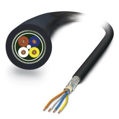 Phoenix Contact Ethernetkabel Cat.5, 100m, Schwarz Verlegekabel Geschirmt, B Offenes Ende