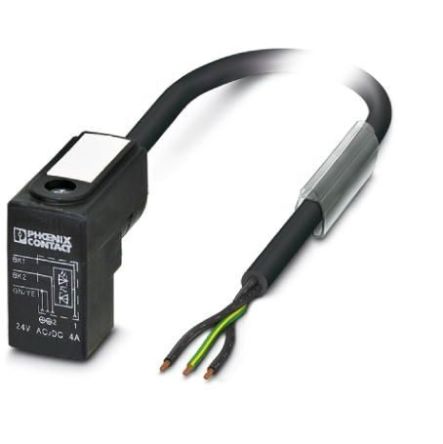 Phoenix Contact Straight DIN 43650 Form C Sensor Actuator Cable, 3m