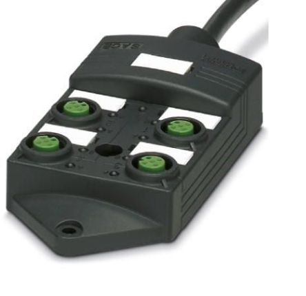 Phoenix Contact Sensor-Box 30V Dc 4 Anschlüsse 5 Auslässe M12