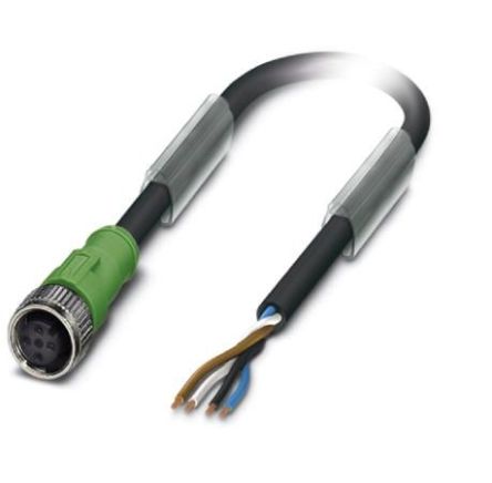 Phoenix Contact Straight Female M12 To Sensor Actuator Cable, 30m