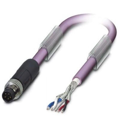 Phoenix Contact Straight Male M8 To Bus Cable, 10m