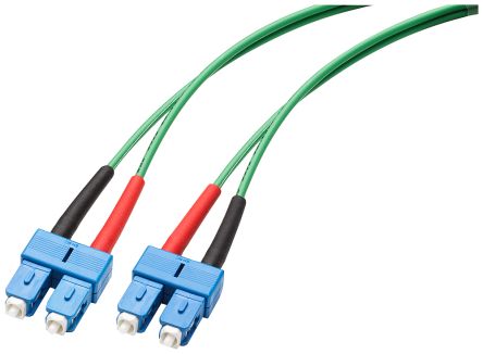 Siemens LWL-Kabel 1m Duplex 2-Fasern Grün SC 50μm