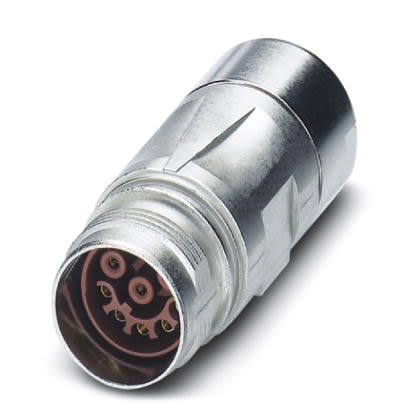Phoenix Contact Circular Connector, 17 Contacts, Front Mount, M17 Connector, Socket
