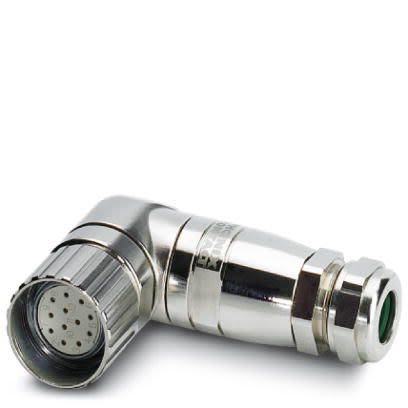 Phoenix Contact Circular Connector, 12 Contacts, Front Mount, M23 Connector, Socket, Female, IP67, V-RC Series