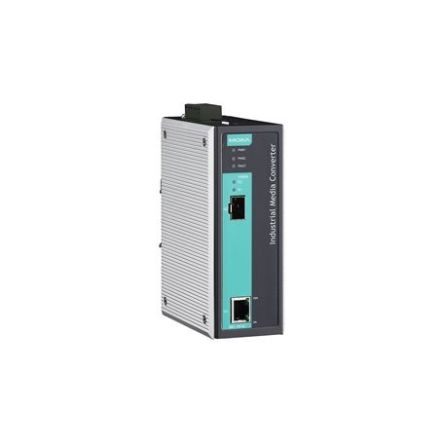 MOXA Ethernet-Medienkonverter 10/100/1000Mbit/s, Vollduplex 1000Mbit/s, Anschluss: 10/100T, RJ45