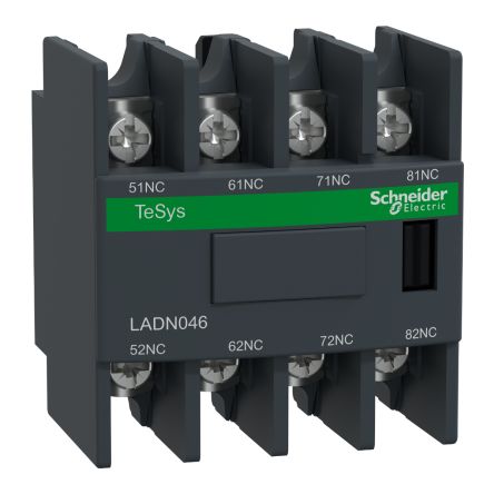 Schneider Electric LADN Hilfskontaktblock 4-polig TeSys, 4 NC (Öffner) Frontmontage 10 A