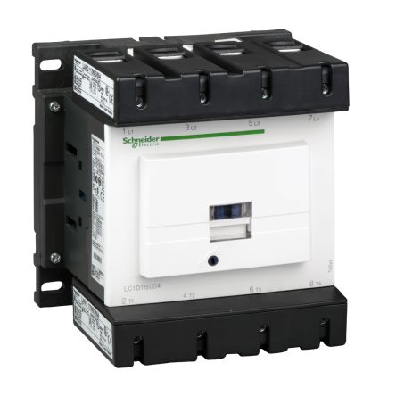 Schneider Electric LC1D Series Contactor, 4-Pole, 115 A, 1 NO + 1 NC