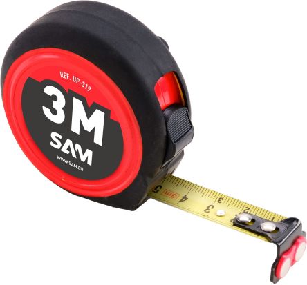 BM429341021  BMI BMI 3m Tape Measure, Metric, With RS Calibration