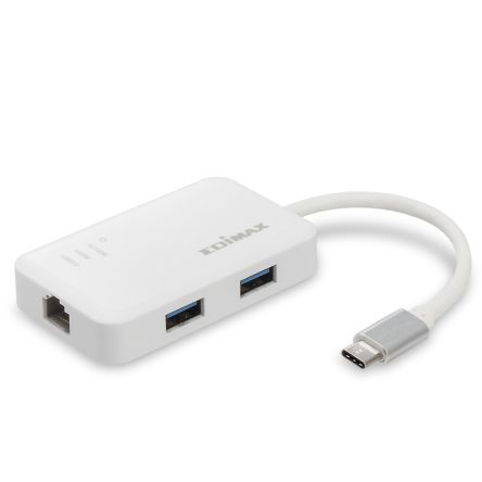 Edimax, USB 3.0 Netzwerk-Hub, 2 USB Ports, RJ45, USB-Bus