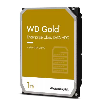 Western Digital WD Gold Enterprise HDD, 3,5 Zoll Intern Festplattenlaufwerk SATA I Industrieausführung, 14 TB, HDD