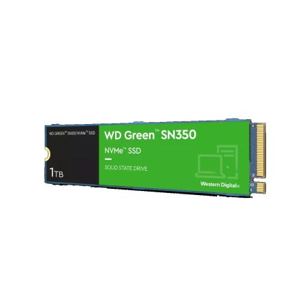 Western Digital WD GREEN SN350 NVMe SSD, M.2 2280 Intern Festplattenlaufwerk PCIe Industrieausführung, TLC, 1 TB, SSD