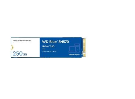Western Digital Disque Dur HDD SSD 250 Go M.2 2280 PCIe Gen3 Disque SSD WD BLUE NVMe