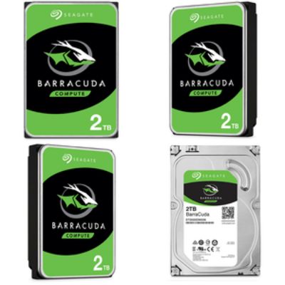 Seagate BARRACUDA 3,5, Interne Installation Intern Festplattenlaufwerk SATA III, 2 TB, HDD