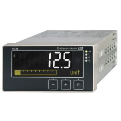 Endress+Hauser 数字面板仪表, 测量I、R、RTD、TC、U, 45mm高切面, LCD