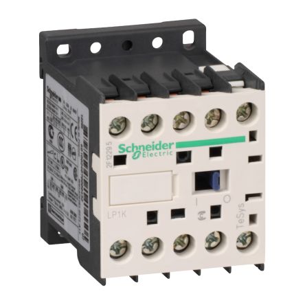 Schneider Electric LP1K Series Contactor, 3-Pole, 6 A, 1 NO + 1 NC