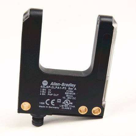 Rockwell Automation Optischer Sensor, Bereich 30 Mm, PNP Ausgang, 4-polig M8, Dunkelschaltend