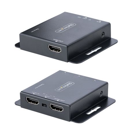 StarTech.com HDMI-Extender HDMI-Extender HDMI HDMI, 3.5 Mm Jack, 3840 X 2160 Max., 2 Videoanschlüsse, 230ft