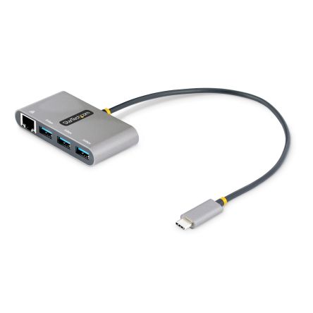 StarTech.com, USB 3.2 USB-C-Hub, 3 USB Ports, USB A, USB C, USB, USB-Bus, 11.8 X 3.1 X 0.6Zoll
