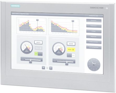 Siemens SIMATIC HMI-Anzeige Und Tastenfeld, 15,4 Zoll PROFIBUS, PROFINET TFT 1280 X 800pixels 415 X 310 X 77 Mm
