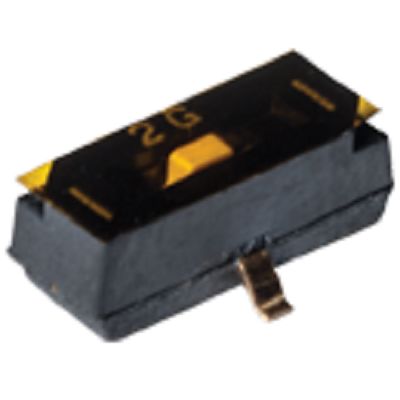 C & K DIP-Schalter Gleiter 1-stellig 1-poliger Umschalter Kupferlegierung 25 MA