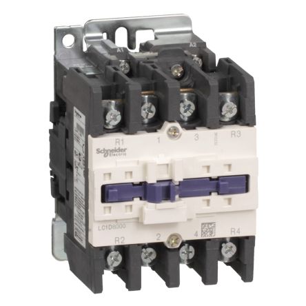 Schneider Electric LC1D Series Contactor, 4-Pole, 25 A, 1 NO + 1 NC