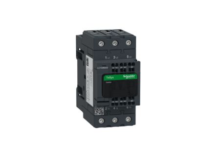 Schneider Electric LC1D Series Contactor, 3-Pole, 80 A, 1 NO + 1 NC