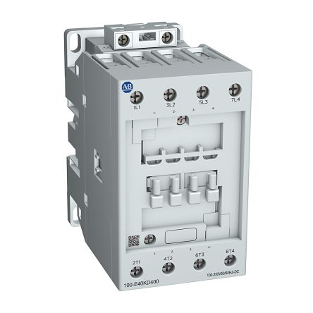 Rockwell Automation 100-E40 100-E Contactors Leistungsschütz / 100 Bis 250 V Ac Spule, 4 -polig 4 Schließer / 40 A,