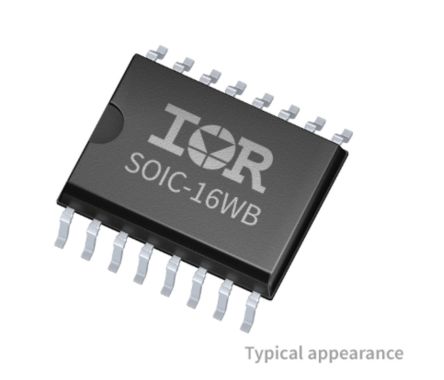 Infineon Modulo Driver Gate IRS2113SPBF, CMOS, LSTTL, 2,5 A, 10 → 20V, SOIC A 16 Conduttori, 16-Pin