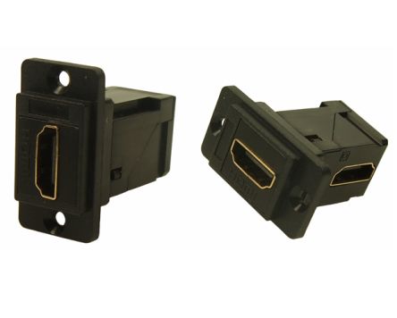 RS PRO 35 X 19 X 35.5 Mm 19 Way Female Right Angle Feedthrough HDMI Connector