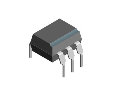 Vishay, CNY17F-3X001 Phototransistor Output Optocoupler, Through Hole, 6-Pin