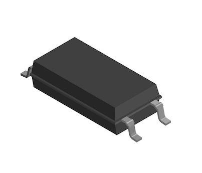 Vishay Optoacoplador De 1 Canal, Vf= 1.6V, OUT. Fototransistor, Mont. Superficial, 4 Pines