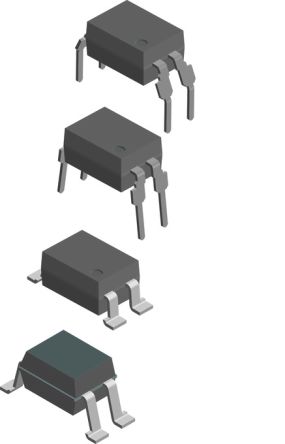 Vishay THT Optokoppler / Phototransistor-Out, 4-Pin