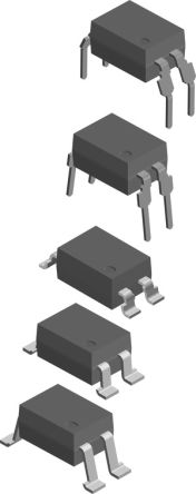 Vishay THT Optokoppler / Phototransistor-Out, 4-Pin