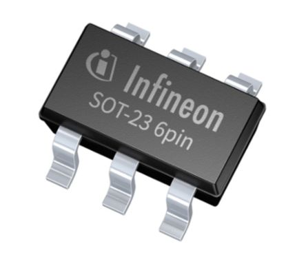 Infineon MOSFET-Gate-Ansteuerung CMOS 2,6 A 8.6 To 20V 6-Pin PG-SOT23-6-3 5ns