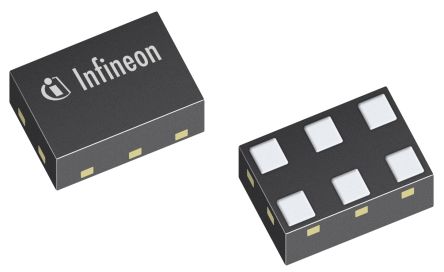 Infineon Amplificador De RF BGA524N6E6327XTSA1 Ruido Bajo, 19,6 DB 1615 MHz TSNP-6, 6-Pines