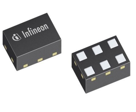 Infineon HF-Verstärker BGA729N6E6327XTSA1 Rauscharm, 16,3 DB 1000 MHz, 6-Pin TSNP-6-2