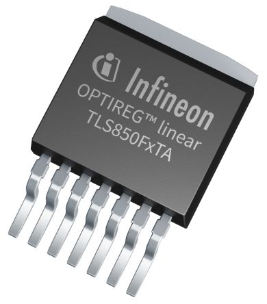 Infineon Spannungsregler, Low Dropout 500mA, Dual Linearregler