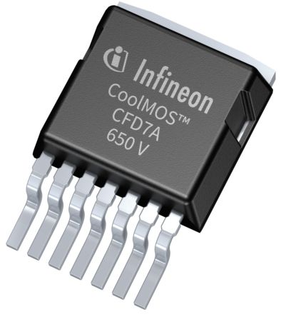 Infineon MOSFET, 211 A, 650 V PG-TO263 IPBE65R050CFD7AATMA1