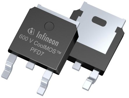Infineon MOSFET, 42 A, 650 V PG-TO252 IPD60R210PFD7SAUMA1