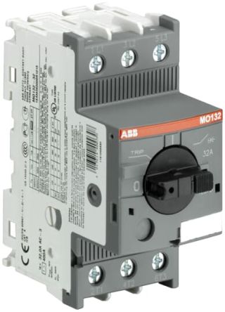 ABB Arrancador Manual MS/MO132, 32 A, 690 V Ac, Trifásico, IP20