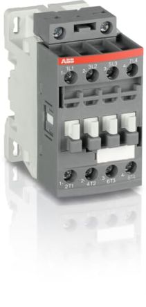 ABB 1SBL1 Series Contactor, 100 To 250 V Ac Coil, 4-Pole, 5.5 KW, 4 NO