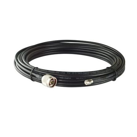 MOXA Câble Coaxial, LMR-195 LITE, Type N, / RP-SMA, Noir